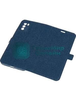 Чехол (флип-кейс) DF poFlip-03 для Xiaomi Poco M3 синий