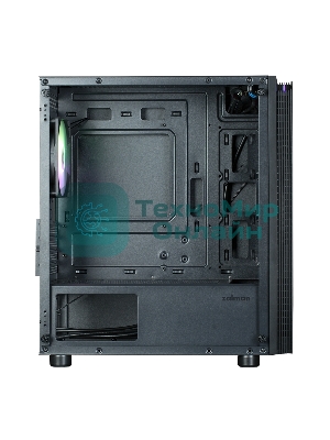 Компьютерный корпус ZALMAN T4 PLUS, MATX, черный, WINDOW, 1 x Combo (3.5'' or 2.5''), 1x3.5'', 2x2.5