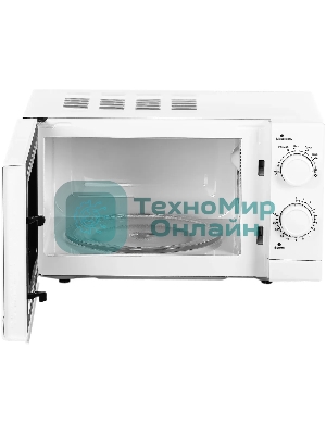 Микроволновая печь Galanz MOS-2004MW белый, 20 л, 700 Вт, переключатели - поворотный механизм