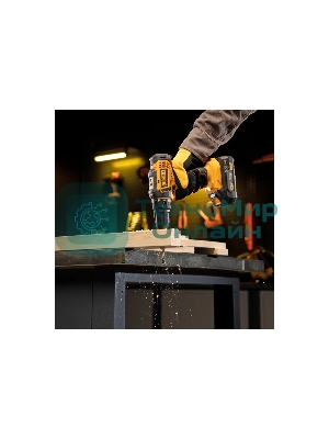 Дрель-шуруповерт Denzel CDL-18-02BM, 18 В, 2 Ач, 30 Нм, щеточный