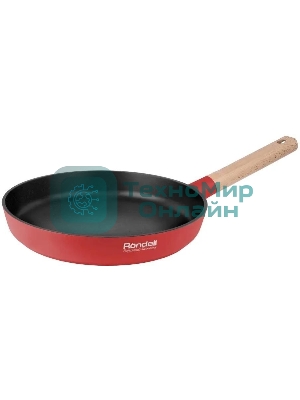 Сковорода Rondell Red Edition RDA-1005, 26 см, без крышки, красный