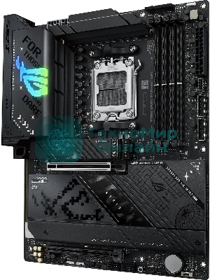 Материнская плата ASUS ROG STRIX X870-F GAMING WIFI, AM5, AMD X870, 4xDDR5, 2xSATA, 4xM.2, 1xPCI-E 5.0 x16, 1xPCI-E 4.0 x4, 1xHDMI, 1xDP, 2xUSB-C USB4, 1xUSB-C 10Gbps, 5xUSB-A 10Gbps, 4xUSB-A 5Gbps, 1x 2.5Gb LAN, 2x3.5 мм, 7.1, ATX