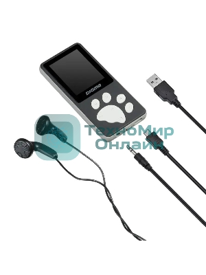 Плеер Hi-Fi Flash Digma S4 8Gb черный/серый/1.8