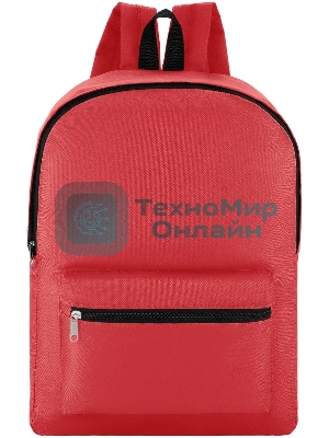 Рюкзак Silwerhof Simple, красный, 28x41x14см, 830836