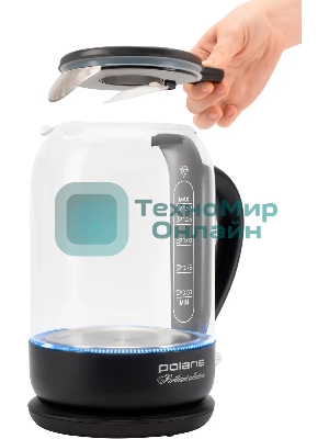 Чайник электрический Polaris PWK1753CGL черный Чайник стекло
