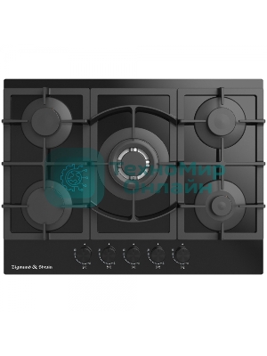 Газовая варочная панель Zigmund & Shtain M 26.7 B независимая, черный