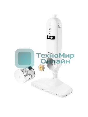 Паровая швабра KITFORT KT-1015 белый, 1300 Вт