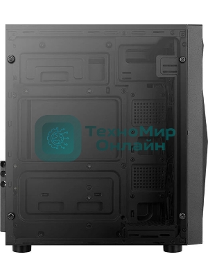 Компьютерный корпус Aerocool/Formula Glider Cosmo V1 без БП, ATX, боковое окно (закаленное стекло), черный