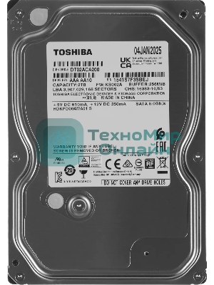 Жесткий диск Toshiba Surveillance HDD 3.5
