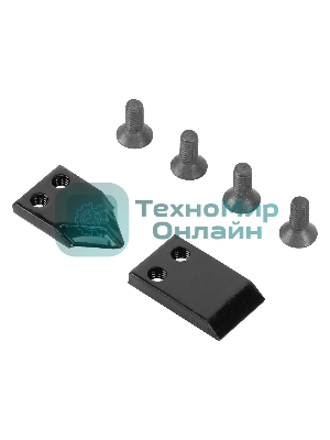 Нож шнека для грунта Denzel ER-80, диаметр 80 мм, комплект 2 шт