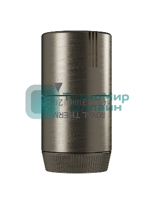 Термоголовка жидкостная Royal Thermo Design М30х1,5 (никель матовый)