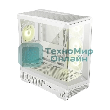 Компьютерный корпус MSI MAG PANO 130R PZ White 2xUSB 3.2 Gen 1, 1xUSB 3.2 Gen2 Type-C, 3x120мм ARGB Reverse Blade Fan, 1x120мм ARGB Fan, 1 to 3 Fan PWM Splitter, Tempered Glass Window