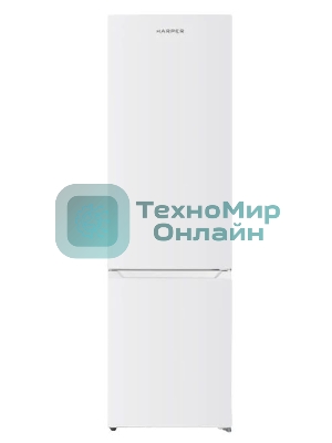 Холодильник Harper RH5559BB белый двухкамерный 243/83л морозилка снизу, No Frost