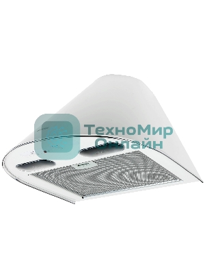Вытяжка каминная Elikor Эпсилон 50П-430-П3Л белый/серебристый, 50 см, 430 куб. м/ч, 54 дБ