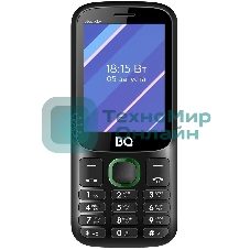 Мобильный телефон BQ 2820 Step XL+ черный/зеленый