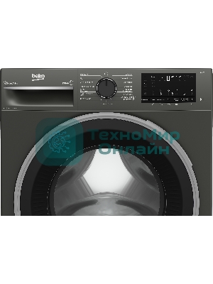Стиральная машина Beko B3WFR572AB темно-серый, загрузка фронтальная 7 кг, 1200 об/мин., класс: А