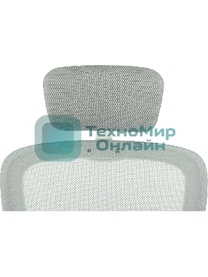 Кресло офисное Бюрократ MC-W101-H светло-серый TW-02 TW-20 сетка/ткань, крестов. пластик, пластик белый