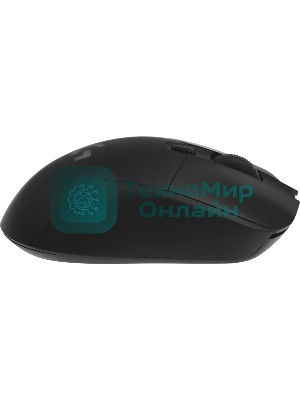 Мышь игровая Logitech G703 Lightspeed черная, сенсор 100-25600dpi (Hero25K), беспроводная 2.4GHz + USB 1,8м, 5 программируемых кнопок + колесо прокрутки, RGB-подсветка, под правую руку