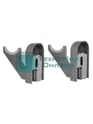 Комплект настенных регулируемых кронштейнов Royal Thermo Design 100, серебристые