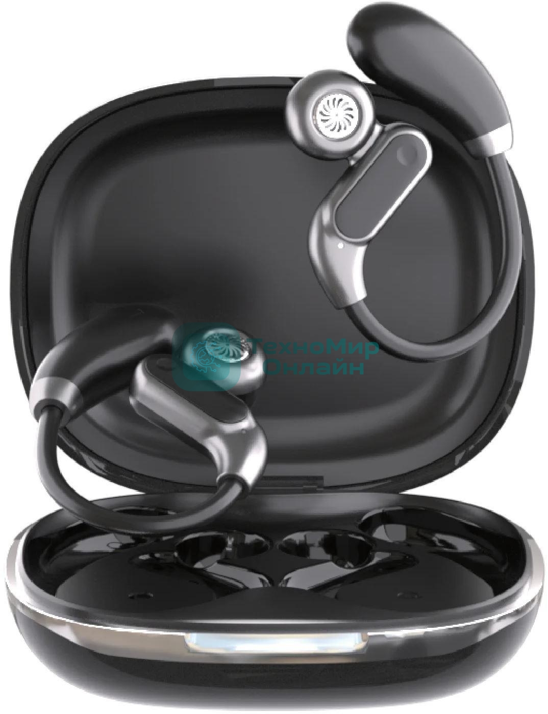 Наушники TWS Aksberry G25 Sport черный, вкладыши, Bluetooth, сенсорное управление, влагозащита, до 5 ч