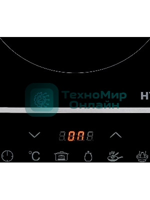 Плита настольная электрическая Hyundai HYC-0104 черный стеклокерамика (настольная)