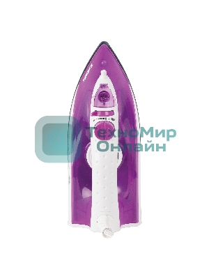 Утюг BBK ISE-1802 фиолетовый/белый, 1800 Вт, 20 г/мин, 60 г/мин, 180 мл