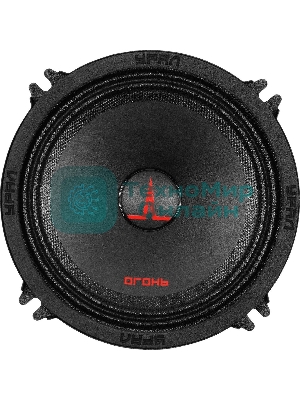 Колонки автомобильные Ural Огонь ОГ-130 (без решетки) 140Вт 90дБ 4Ом 13см (5дюйм) (ком.:2кол.) широкополосные однополосные