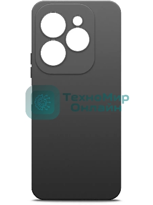 Чехол (клип-кейс) BoraSCO для Infinix Hot 40 черный (72732)