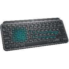 Клавиатура беспроводная Logitech MX Keys Mini (920-010501), USB, Bluetooth/Радиоканал, темно-серый/черный