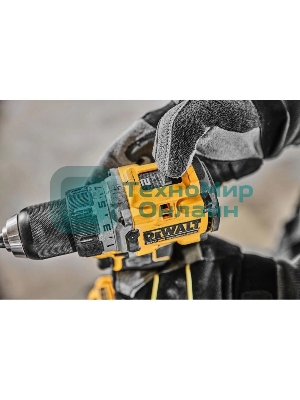 Дрель-шуруповерт DeWalt DCD800E1T-QW, 18 В, 1,7 Ач, 90 Нм, бесщеточный