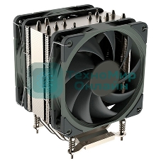 Кулер для процессора Alseye R26 серебристый, 92 мм, алюминий/медь, 2520 об/мин, 28 дБ, 4 pin, 280 Вт, 155 мм