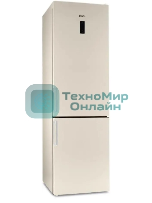 Холодильник Stinol STN 200 DE бежевый двухкамерный 249/75л морозилка снизу, No Frost