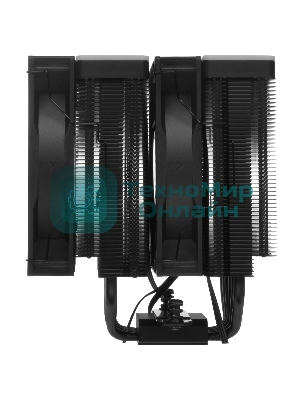 Кулер для процессора DEEPCOOL AG620 BK ARGB V2 черный 120мм алюминий+медь 1850rpm 29.4db 4-pin 260W 157мм