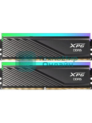 Оперативная память XPG Lancer Blade, DDR5, 32GB (2x16GB), 6000MHz, CL34, DIMM, с радиаторами, RGB, черный