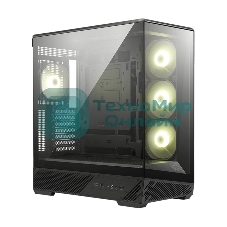 Компьютерный корпус MSI MAG PANO 130R PZ 2xUSB 3.2 Gen 1, 1xUSB 3.2 Gen2 Type-C, 3x120мм ARGB Reverse Blade Fan, 1x120мм ARGB Fan, 1 to 3 Fan PWM Splitter, Tempered Glass Window