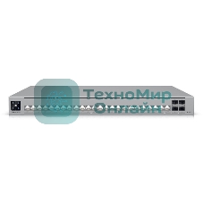 Kоммутатор PoE в стойку Ubiquiti UniFi Switch Pro HD 24 PoE, 22х 2.5G RJ45, 2х 10G RJ45, 4х 10G SFP+, раздача 600 Вт