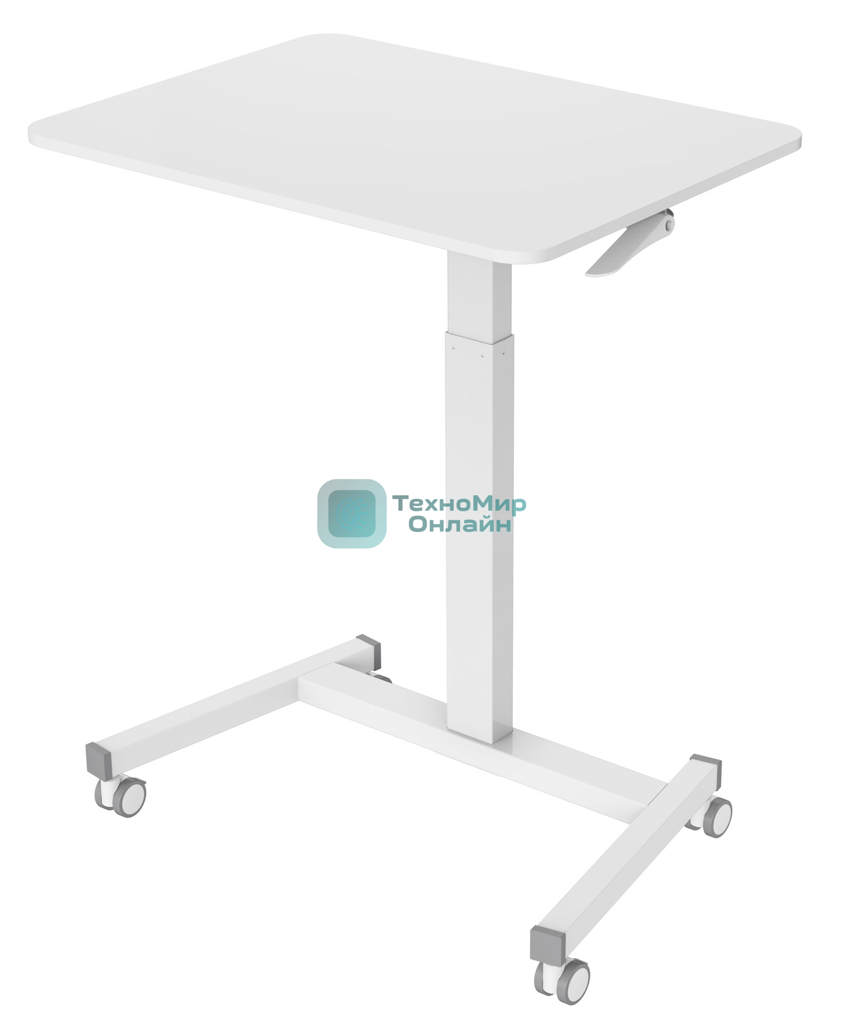 Стол для ноутбука Cactus VM-FDS102 столешница МДФ белый 80x60x122см (CS-FDS102WWT)