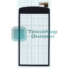 Сенсорное стекло (тачскрин) для OPPO N1 mini, черное