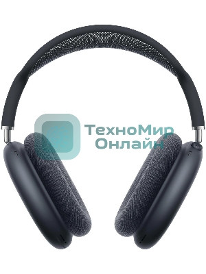 Беспроводные/проводные наушники Apple AirPods Max A3184 темная ночь, полноразмерные, Bluetooth + проводной, оголовье, до 20 ч