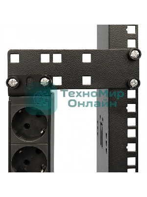 Кронштейн Hyperline, прямое, 141,2х44х2 мм (ВхШхГ), вертикальный, 19