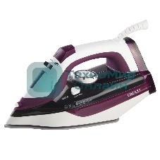 Утюг Galaxy Line GL 6108 бордовый/белый, 2400 Вт, 50 г/мин, 230 г/мин, 500 мл