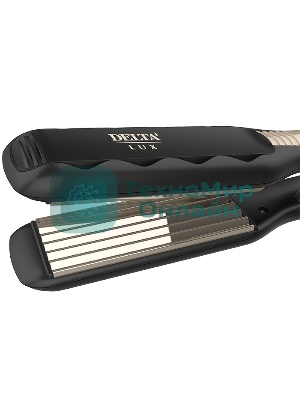 Стайлер для волос DELTA LUX DL-0540 черный/золотой, 45 мм, 215 °C, 1 режим