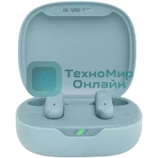 Наушники TWS JBL Wave Flex мятный, вкладыши, Bluetooth, быстрая зарядка, до 8 ч