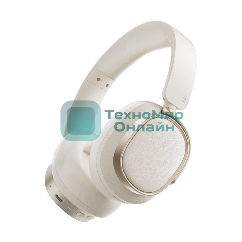 Беспроводные/проводные наушники Edifier ES850NB слоновая кость, полноразмерные, Bluetooth + USB-C, активное шумоподавление