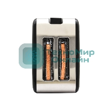 Тостер OURSSON TS2120/BL черный, 930 Вт