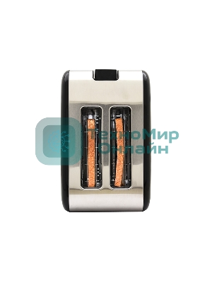 Тостер OURSSON TS2120/BL черный, 930 Вт
