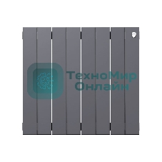 Радиатор биметаллический Royal Thermo PianoForte 500 Серебристый VR80 - 8 секц.