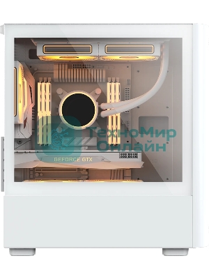 Компьютерный корпус Aerocool/Formula V Line Air Mesh G3 Plus White, MATX, Type-C*1, USB 3.0*2, FRONT 3x120мм FRGb, REAR 1x120мм FRGb