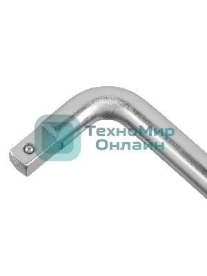 Вороток Г-образный Denzel 300x75 мм, квадрат 1/2