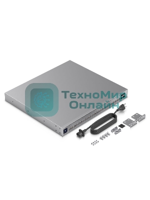 Kоммутатор PoE в стойку Ubiquiti UniFi Switch Pro HD 24 PoE, 22х 2.5G RJ45, 2х 10G RJ45, 4х 10G SFP+, раздача 600 Вт
